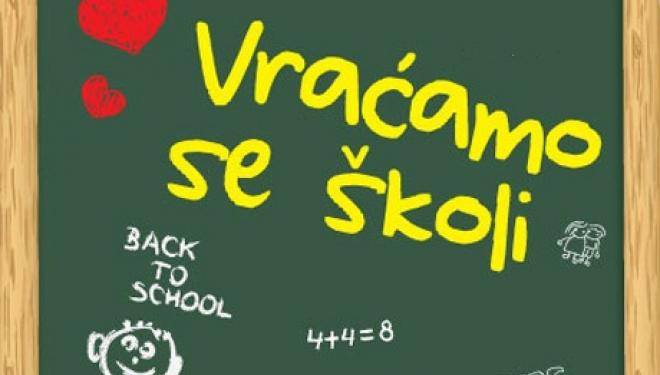 PRVI DAN ŠKOLE I RASPORED SATI